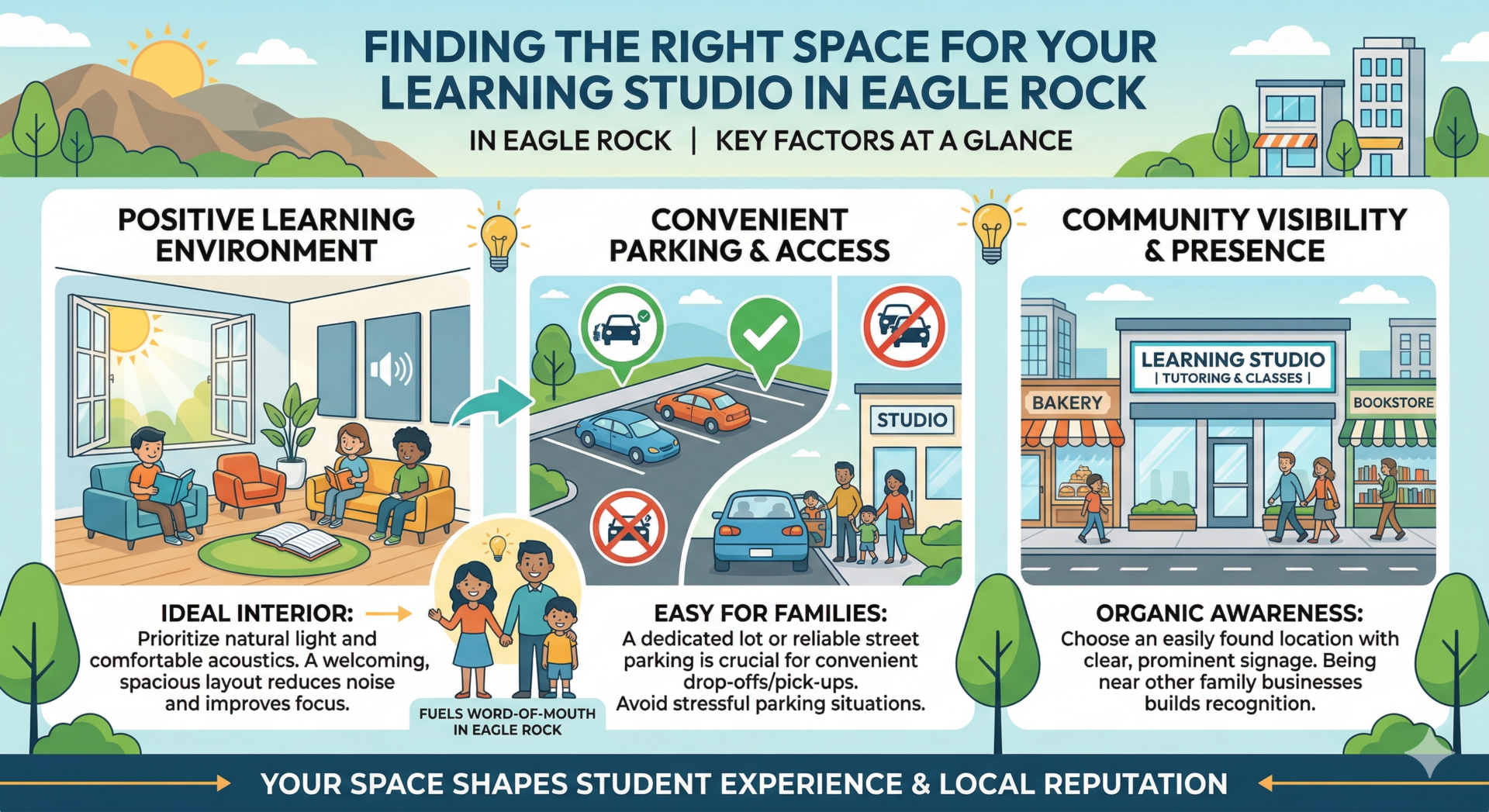 finding the right space for your learning studio in eagle rock