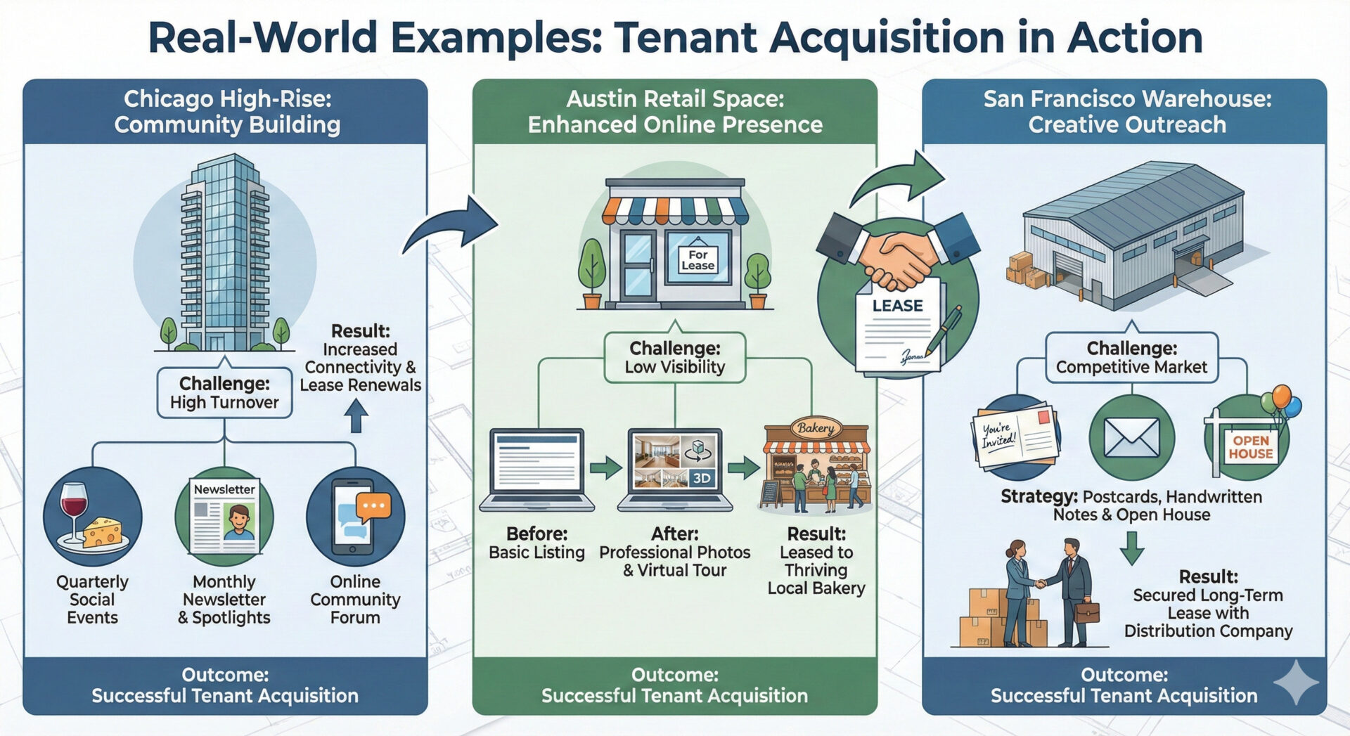 Tenant Acquisition infograph
