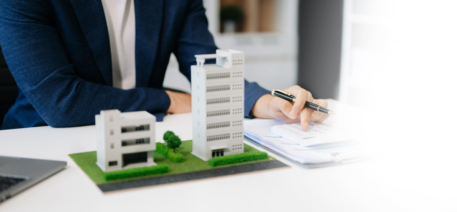 CRE Portfolio Optimization. investing in real estate. broker sign